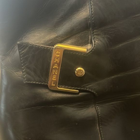 Authentic Chanel Equestrian Ankle Boot-Black size 7